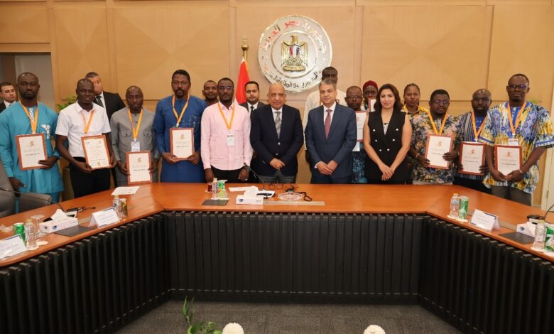 عصمت يشهد احتفالية تخريج 31 متدربًا إفريقيًا في برامج استخدام نظام SCADA