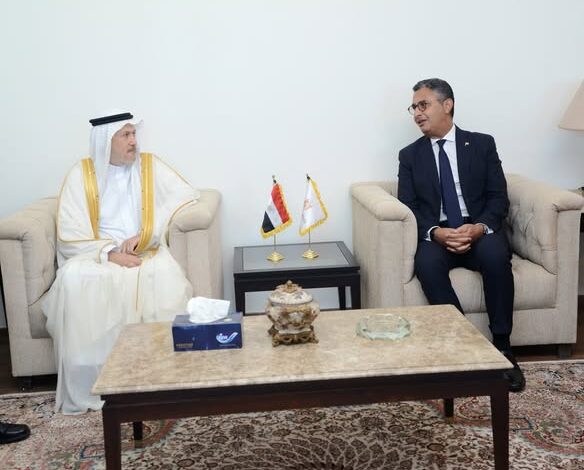 وزير التموين يلتقي الرئيس التنفيذي للمؤسسة الدولية الإسلامية لتمويل التجارة