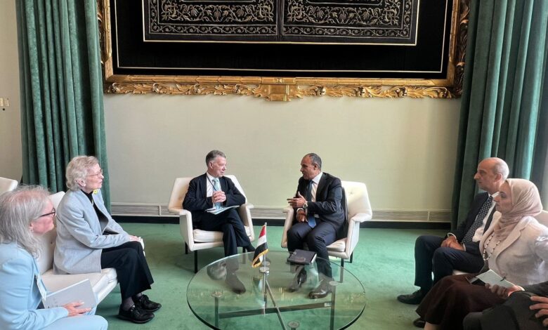 وزير الخارجية يلتقي بقادة مجموعة الحكماء The Elders الداعمة للسلام