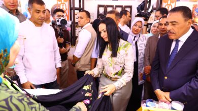 وزيرة التضامن الاجتماعي تفتتح فعاليات معرض "ديارنا للحرف اليدوية والتراثية" بالساحل الشمالي