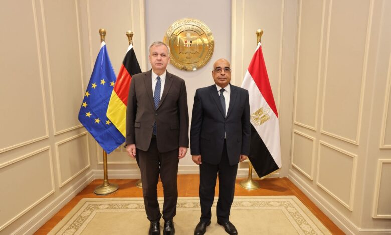 وزير العدل يستقبل السفير الألماني بالقاهرة
