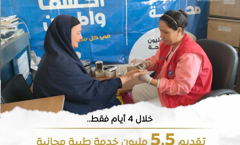 في إطار حرص الدولة على تحسين الخدمات الصحية المقدمة للمواطنين في مختلف أنحاء الجمهورية