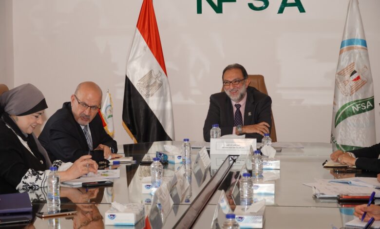 رئيس هيئة سلامة الغذاء يستقبل ممثل منظمة الصحة العالمية في مصر