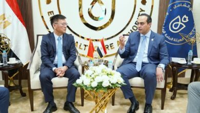السبكي يلتقي النائب الأول لرئيس شركة هواوي العالمية والرئيس التنفيذي لقطاع الأعمال العامة العالمية