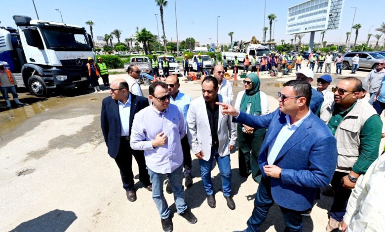 الشربيني يتفقد الأعمال الجاري تنفيذها لتطوير محور ٢٦ يوليو نطاق مدينتي 6 أكتوبر والشيخ زايد