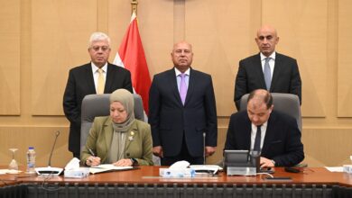الوزير وعاشور وعبد اللطيف يشهدون توقيع بروتوكول تعاون بين مصلحة الكفاية الإنتاجية وصندوق تطوير التعليم