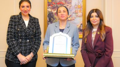 تكريم وزيرة البيئة من قبل مبادرة أنتى الأهم لاختيارها أمينًا تنفيذيًا لاتفاقية الأمم المتحدة لمكافحة التصحر