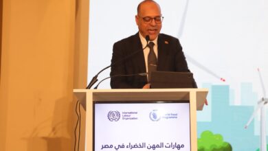 جبران يُشارك في فعاليات إطلاق دراسة مهارات الوظائف الخضراء في مصر