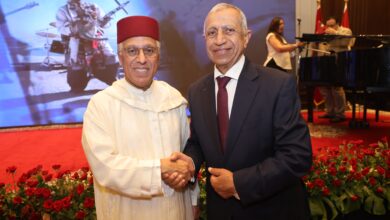 رئيس الأكاديمية العربية يشارك في احتفالية العيد الوطني المغربي بالقاهرة