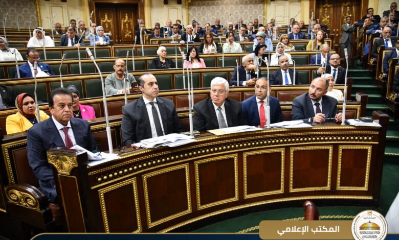 فوزي يحضر جلسة مجلس النواب بشأن مشروع قانون تعديل بعض أحكام قانون تنظيم شئون أعضاء المهن الطبية