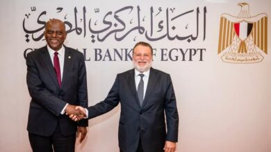 محافظ البنك المركزي يستقبل نظيره النيجيري لتعميق التعاون المشترك بين البنكين في مختلف المجالات