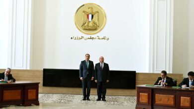 مدبولي يشهد توقيع عقد تطوير أرض صناعية بالسخنة بين المنطقة الاقتصادية لقناة السويس وشركة التنمية الرئيسية وشركة تيدا مصر