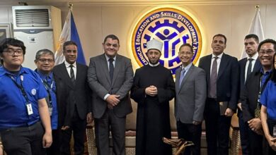 مدير هيئة تنمية المهارات الفلبينية يستقبل وزير الأوقاف لبحث التعاون