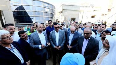 وزير الإسكان ومحافظ بني سويف يتفقدان محطة مياه شرب الفقاعي بمركز ببا