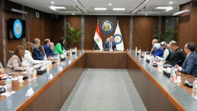 وزير البترول يستقبل أعضاء لجنة التعدين بغرفة التجارة الأمريكية