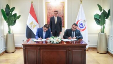 وزير الصحة والسكان يشهد وقيع مذكرة تفاهم بين وزارة الصحة وشركة روش مصر