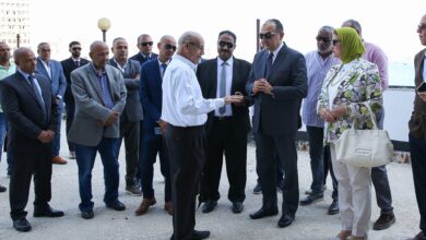 وزير قطاع الأعمال العام يجري جولة تفقدية لمبنى قصر القطن بالإسكندرية