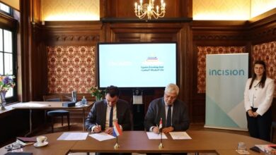 عاشور يزور مقر شركة إنسيچن (Incision) العالمية في أمستردام بهولندا