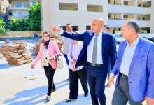 عبد اللطيف يتفقد أعمال التجهيزات لتحويل مدرستين بغمرة والقصر العيني إلى مدارس مصرية يابانية