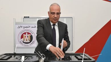 وزير الري يُدلي بصوته في انتخابات مجلس الشيوخ ٢٠٢٥