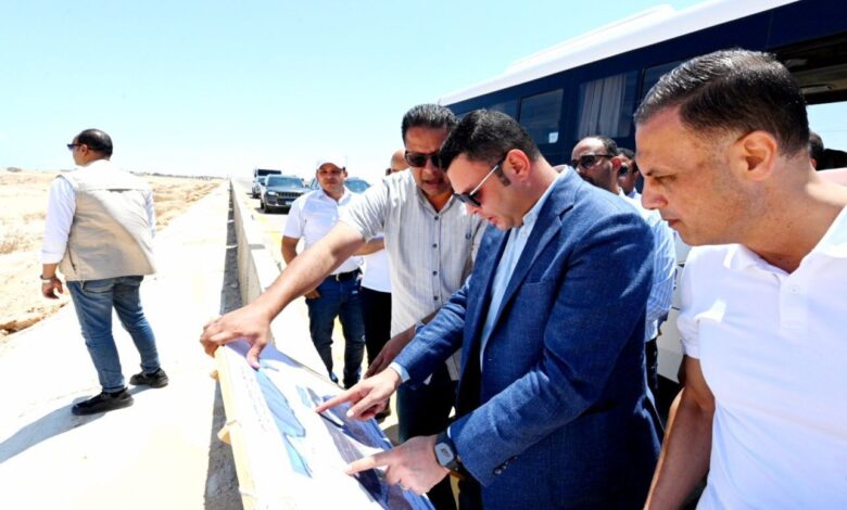 الشربيني يتفقد مشروعات المرحلة العاجلة للأراضي البديلة بمنطقة شمس الحكمة