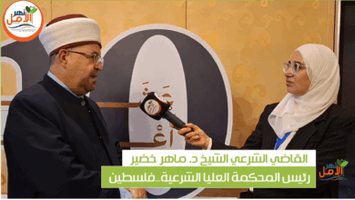 القاضي الشرعي الشيخ الدكتور ماهر خضير رئيس المحكمة العليا الشرعية