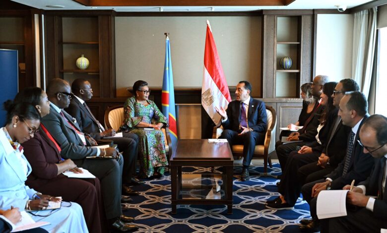 رئيس الوزراء يلتقى رئيسة وزراء الكونغو الديمقراطية