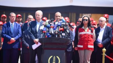 زيارة وزير الخارجية ورئيس الوزراء الفلسطيني إلى معبر رفح