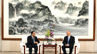 مدبولي يلتقى عضو اللجنة الدائمة للمكتب السياسي للجنة المركزية للحزب الشيوعي الصيني أمين سكرتارية اللجنة المركزية للحزب