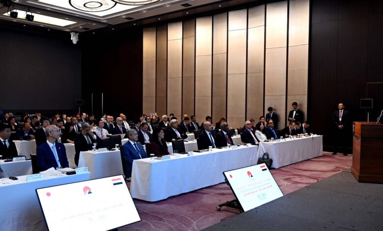 مدبولي يُلقي كلمة أمام مجلس الأعمال المصري الياباني الذي تستضيفه العاصمة اليابانية طوكيو