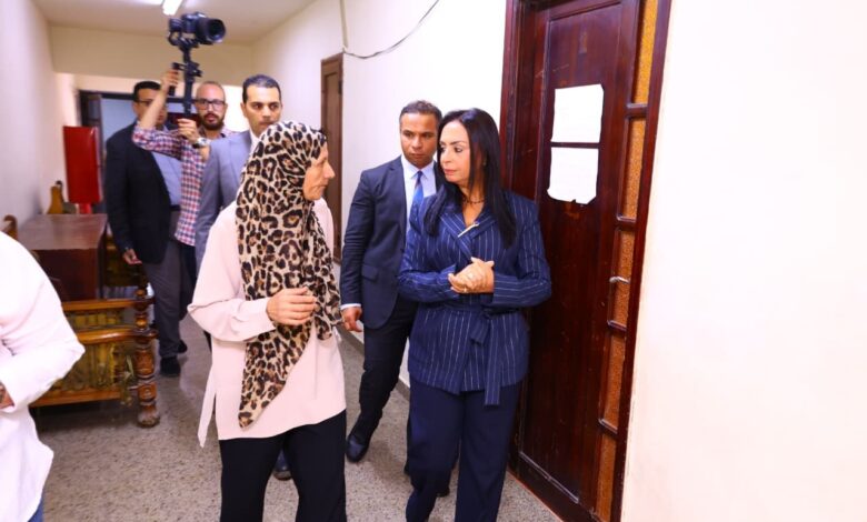 وزيرة التضامن الاجتماعي تجري زيارة مفاجئة لجمعية السيدة نفيسة لرعاية اليتيمات والمسنات بحلوان
