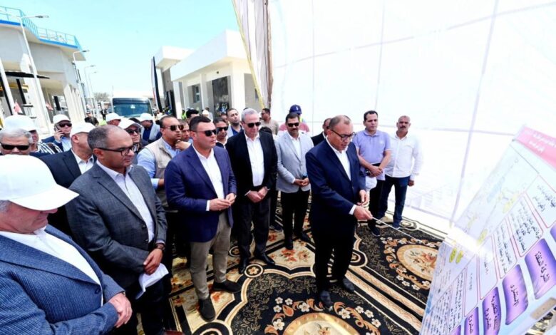 وزير الإسكان ومحافظ الغربية يتفقدان توسعات محطة معالجة صرف صحي نهطاي ضمن المبادرة الرئاسية حياة كريمة
