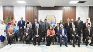 مجلس جامعة مدينة السادات يكرم الدكتورة شادن معاوية