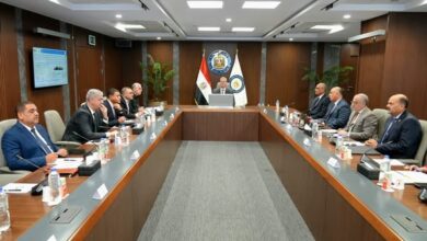 وزير البترول يعقد اجتماعًا لمتابعة الموقف التنفيذي لمشروع مجمع شركة البحر الأحمر الوطنية للبتروكيماويات المقرر إقامته بالمنطقة الاقتصادية لقناة السويس