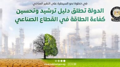 الدولة تطلق دليل ترشيد وتحسين كفاءة الطاقة في القطاع الصناعي