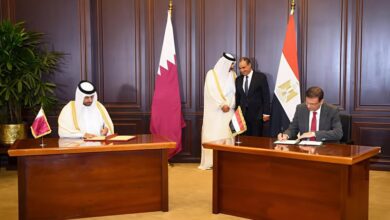 وزير الزراعة ووزير البلدية بدولة قطر يوقعان مذكرة تفاهم لتعزيز التعاون في المجالات المرتبطة بالقطاع الزراعي والأمن الغذائي بين البلدين