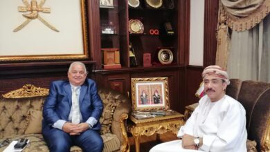 السفير عبد الله الرحبى يبحث مع رئيس مجموعة هالون العالمية فرص الاستثمار فى سلطنة عمان