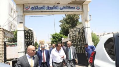 عبد الغفار يتفقد مستشفى الشروق المركزي في زيارة ميدانية مفاجئة