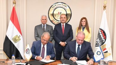 شيمي يشهد توقيع بروتوكول تعاون بين الوزارة والأكاديمية العربية للعلوم الإدارية والمالية والمصرفية