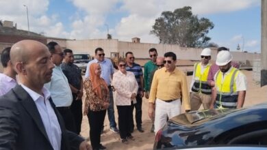 صبحي يتفقد أرض المنتدى بأبي قير.. ويوجه بسرعة الانتهاء من المرحلة الأولى تمهيدًا لافتتاحها