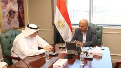 عصمت يبحث مع شركة أبوظبي لطاقة المستقبل مصدر سبل دعم وتعزيز التعاون ومستجدات تنفيذ الأعمال في مشروعات الشركة