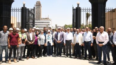 وزير الإسكان ومحافظ القاهرة يتفقدان مشروع إحياء حديقة الأزبكية ضمن مشروعات تطوير القاهرة الخديوية