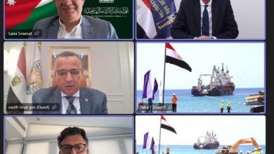 وزير الاتصالات ووزير الاقتصاد الرقمي والريادة الأردني يشهدان عملية إنزال الكابل البحري عالي السعة كورال بريدج