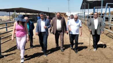 وزير الزراعة اللبناني يتفقد عدد من المشروعات التنموية بالنوبارية والإسكندرية