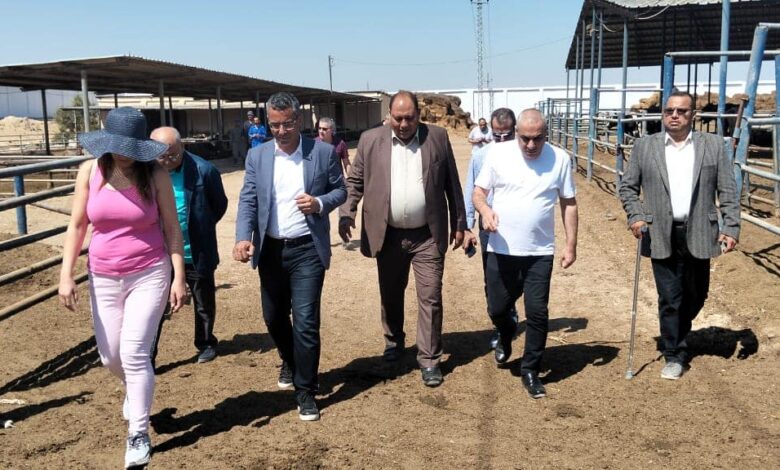 وزير الزراعة اللبناني يتفقد عدد من المشروعات التنموية بالنوبارية والإسكندرية