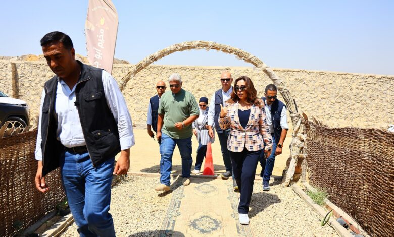 وزيرة التنمية المحلية والقائم بأعمال وزير البيئة تتابع سير العمل في محميتي وادي دجلة وقبة الحسنة