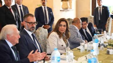 د. منال عوض تشارك في مأدبة غداء على شرف رئيس شبكة الآغا خان للتنمية