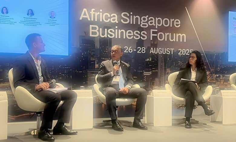 الرئيس التنفيذي للهيئة العامة للاستثمار يستعرض أخر تطورات بيئة الاستثمار المصرية في منتدى أعمال "أفريقيا- سنغافورة"