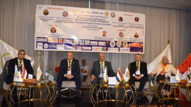 معهد الدراسات والبحوث البيئية بجامعة مدينة السادات ينظم مؤتمره الدولي الثامن