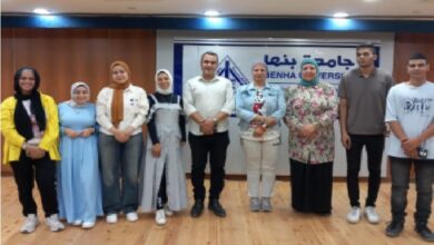 مشاركة متميزة لجامعة مدينة السادات في المهرجان الرياضي الثاني لذوي الهمم بجامعة بنها